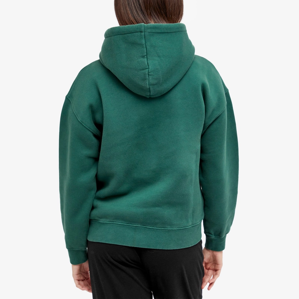 Maison Kitsune Tonal Fox Head Patch Comfort Hoodie Bottle Green